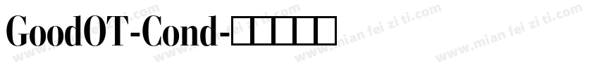 GoodOT-Cond字体转换
