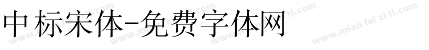 中标宋体字体转换