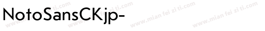NotoSansCKjp字体转换