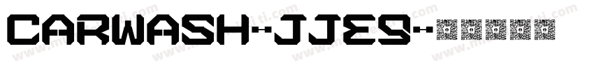 CarWash-jje9字体转换