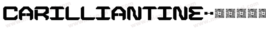 Carilliantine字体转换