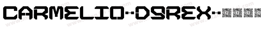 Carmelio-d9rex字体转换