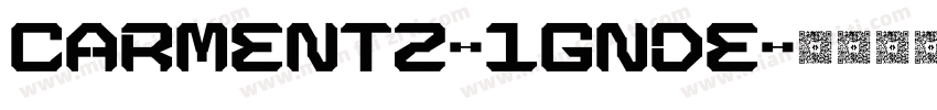 Carmentz-1Gnde字体转换