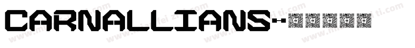 Carnallians字体转换