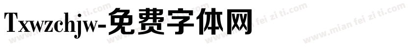 Txwzchjw字体转换