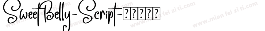 SweetBelly-Script字体转换