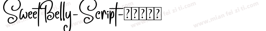 SweetBelly-Script字体转换