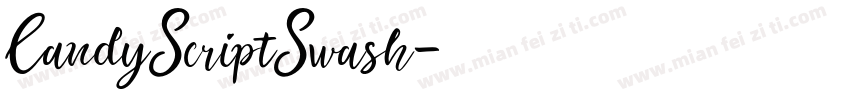 CandyScriptSwash字体转换