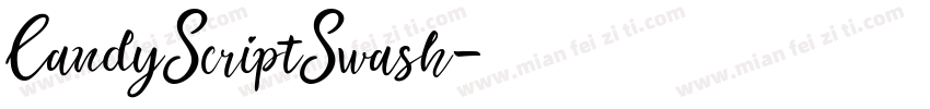 CandyScriptSwash字体转换
