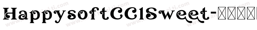 HappysoftCC1Sweet字体转换 HappysoftCC1Sweet字体转换