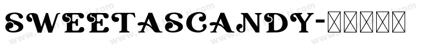 SWEETASCANDY字体转换