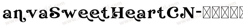 anvaSweetHeartCN字体转换
