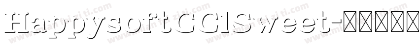 HappysoftCC1Sweet字体转换