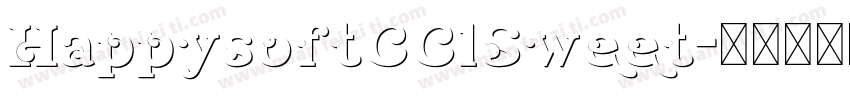 HappysoftCC1Sweet字体转换 HappysoftCC1Sweet字体转换