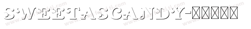 SWEETASCANDY字体转换