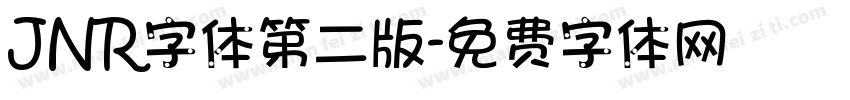 JNR字体第二版字体转换