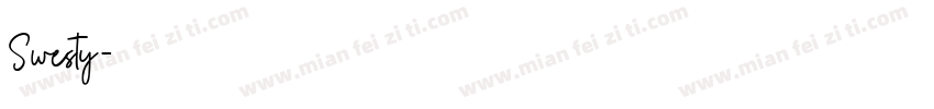 Swesty字体转换
