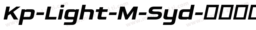 Kp-Light-M-Syd字体转换