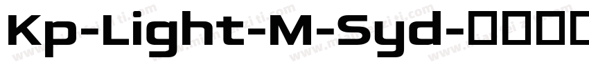 Kp-Light-M-Syd字体转换