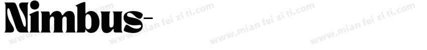 Nimbus字体转换
