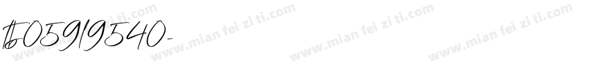 tb05919540字体转换