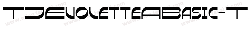 TJEvoletteABasic-Thi字体转换