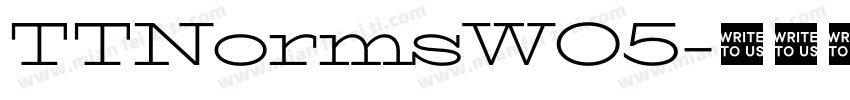 TTNormsW05字体转换