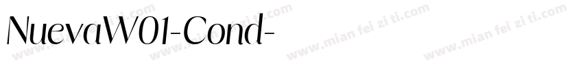 NuevaW01-Cond字体转换