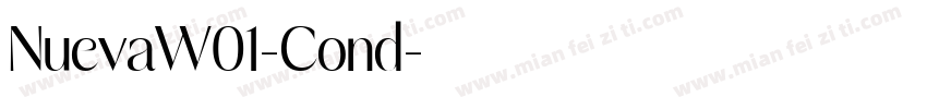 NuevaW01-Cond字体转换