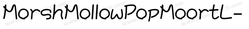 MorshMollowPopMoortL字体转换