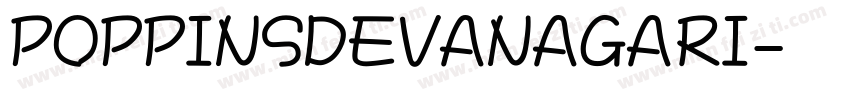 POPPINSDEVANAGARI字体转换