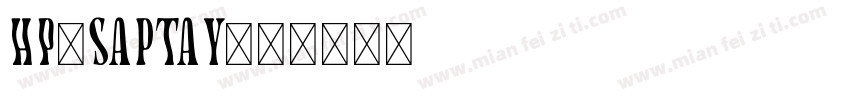 HP-SapTay字体转换