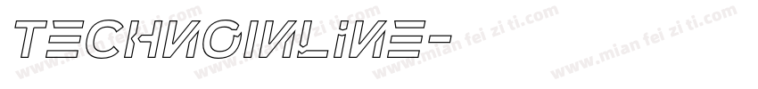 TechnoInline字体转换
