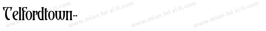 Telfordtown字体转换