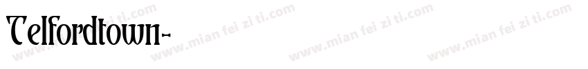 Telfordtown字体转换