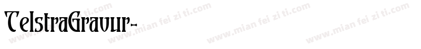 TelstraGravur字体转换