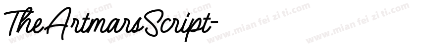TheArtmarsScript字体转换