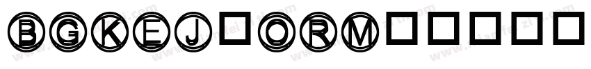 BGKEJ_ORM_字体转换