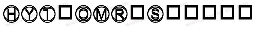 HYT_OMR_Smalltiff字体转换