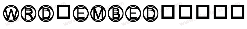 WRD_EMBED_字体转换