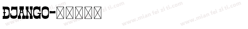 Django字体转换