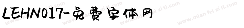 LEHN017字体转换