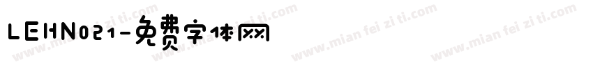 LEHN021字体转换