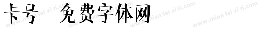 卡号字体转换