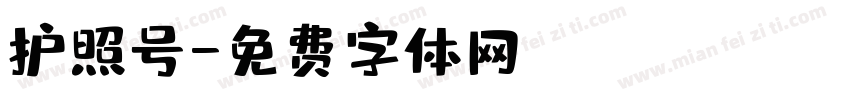 护照号字体转换
