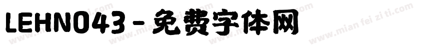 LEHN043字体转换