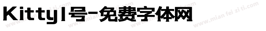 Kitty1号字体转换