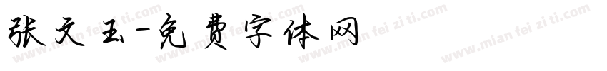 张文玉字体转换