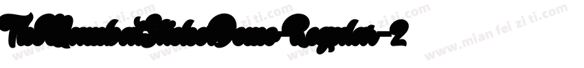 TheMumbaiStickerDemo-Regular-2字体转换