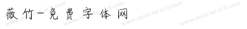薇竹字体转换